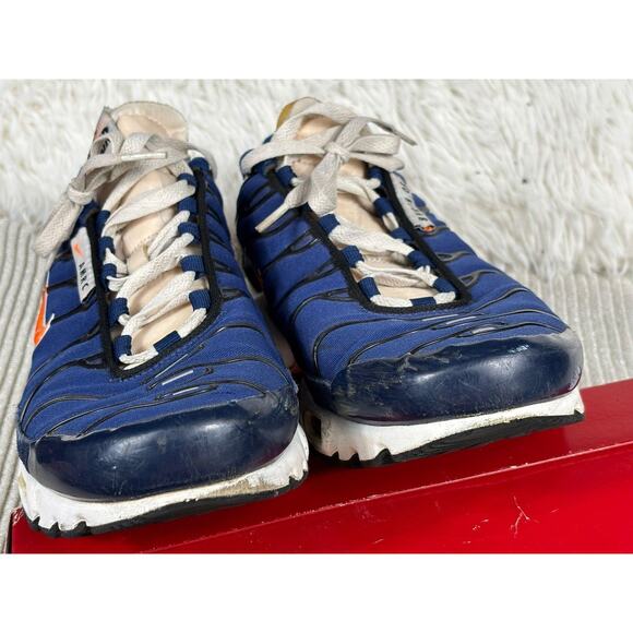 Nike Air Max Plus Shoes Mens Size 10 Navy Orange Athletic Club AMRC DC9332-003 main image 4